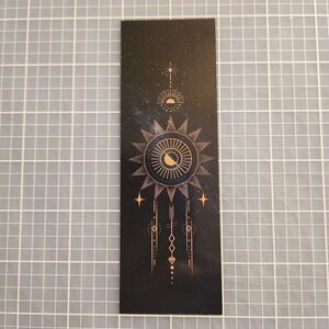 10/$10 Night Sky Bookmark Celestial Geometry Astral Geometric Stars Moon